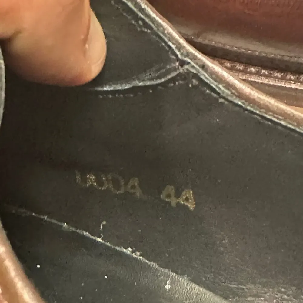 NWOT Tony Mora 1146 Asturias 381 Brown Oxfords Handmade in Spain EU 44 US 10.5 D